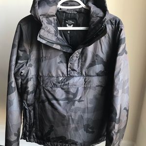 2/$35 Unisex camo pullover jacket